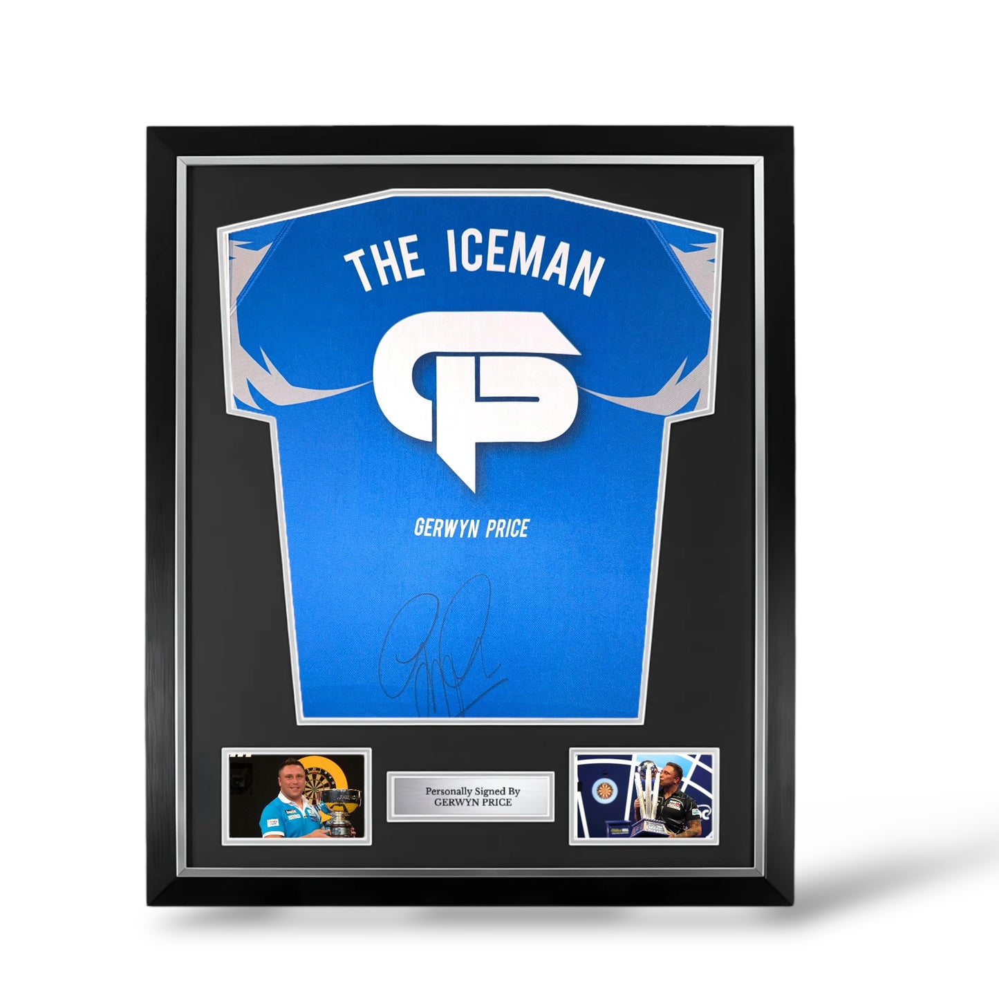 Gerwyn Price Signed Official Akuma Darts Shirt- Deluxe Framed