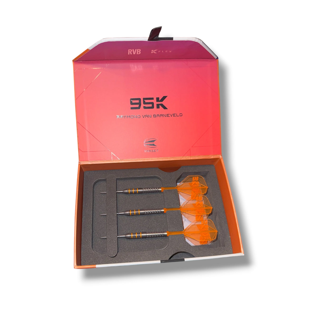 Raymond Van Barneveld Signed Target 95K SP Darts Set