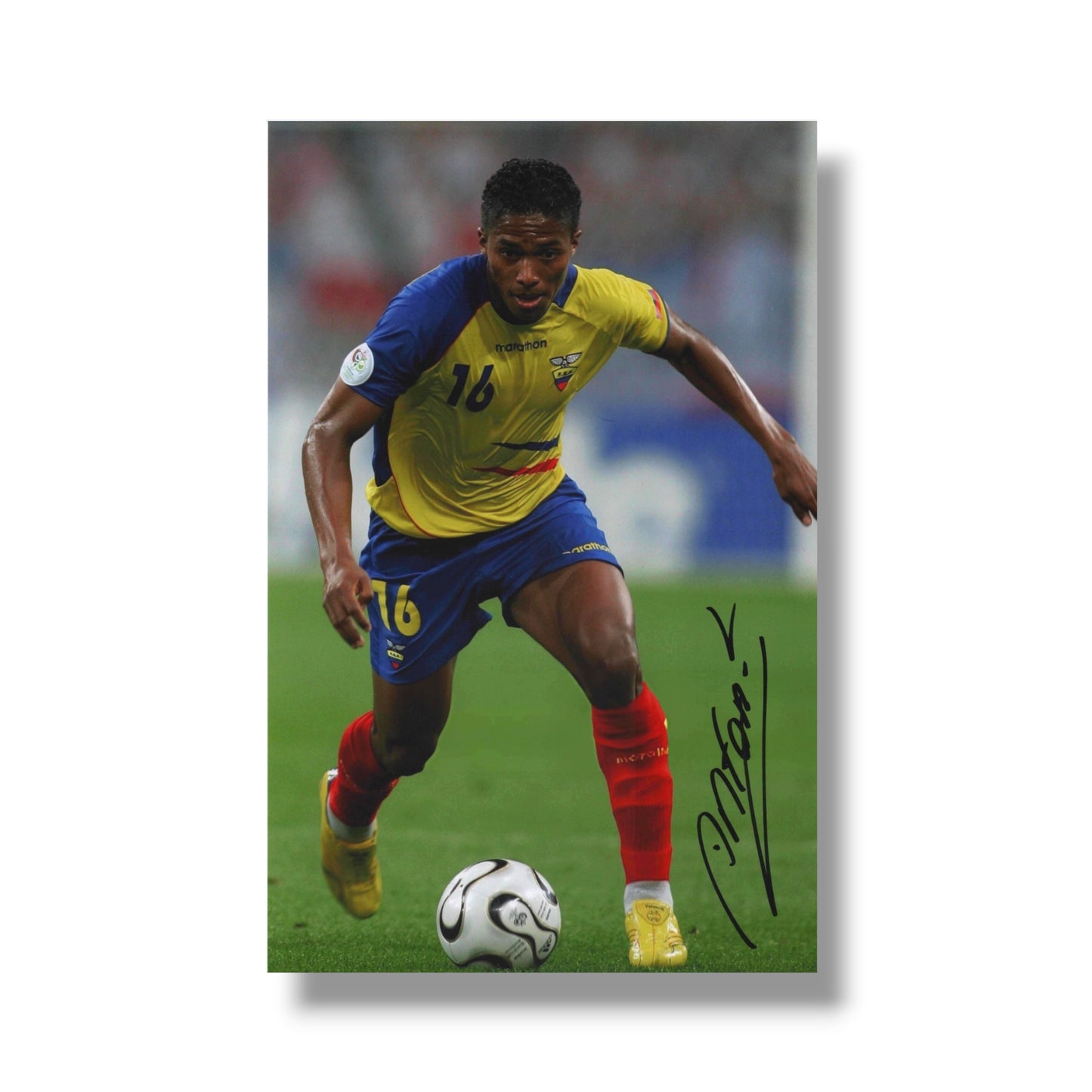 Antonio Valencia Signed Ecuador 12x8 Photo
