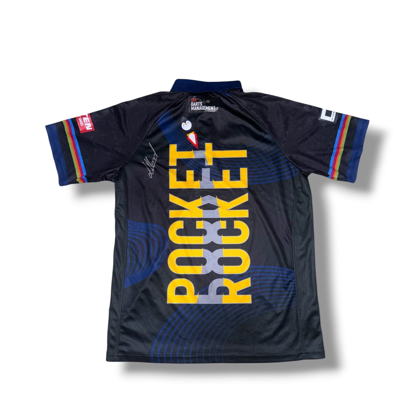Justin Hood MATCH WORN Signed European Tour Shirt