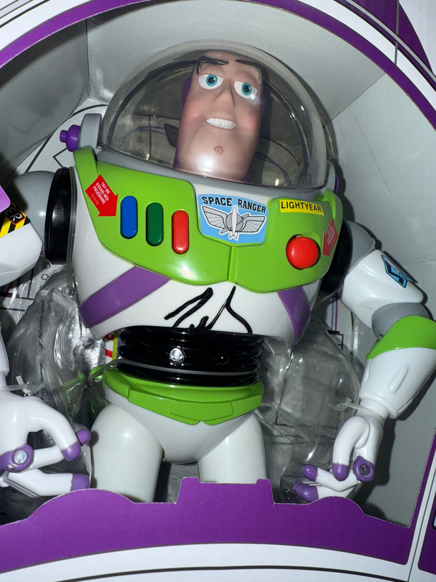 Tim Allen Signed Buzz Lightyear Toy Story Action Figure