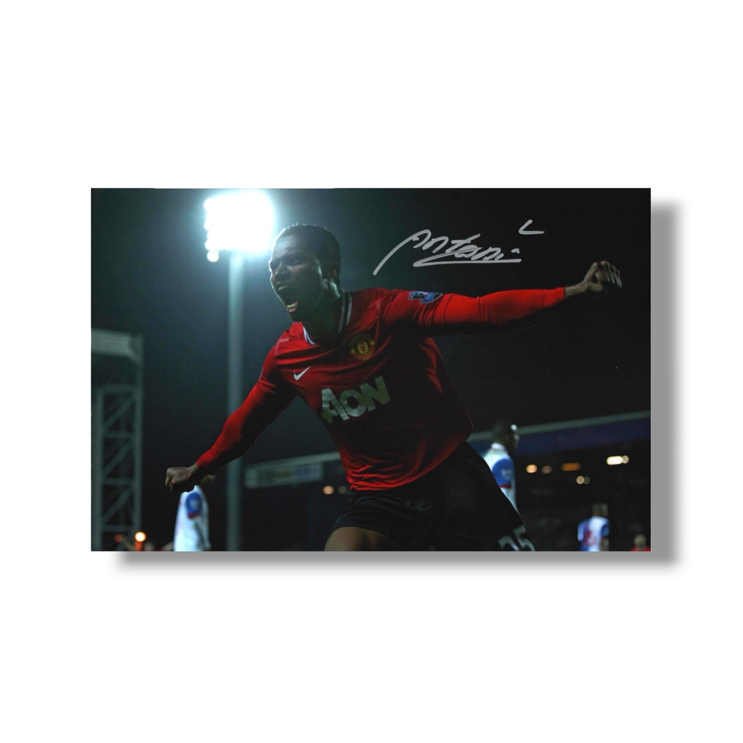 Antonio Valencia Signed Manchester United Winning Goal v Blackburn 12x8 Photo