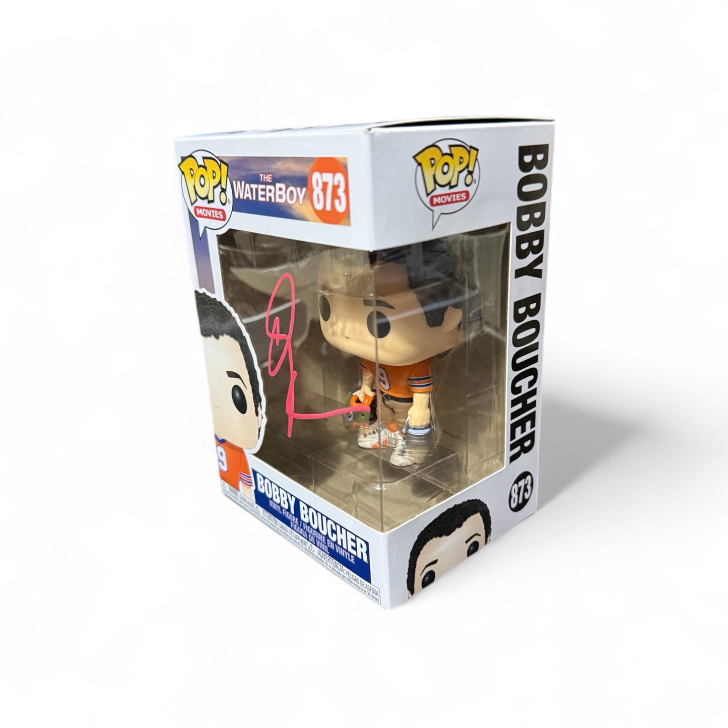 Adam Sandler Signed The Waterboy- Bobby Boucher Funko Pop