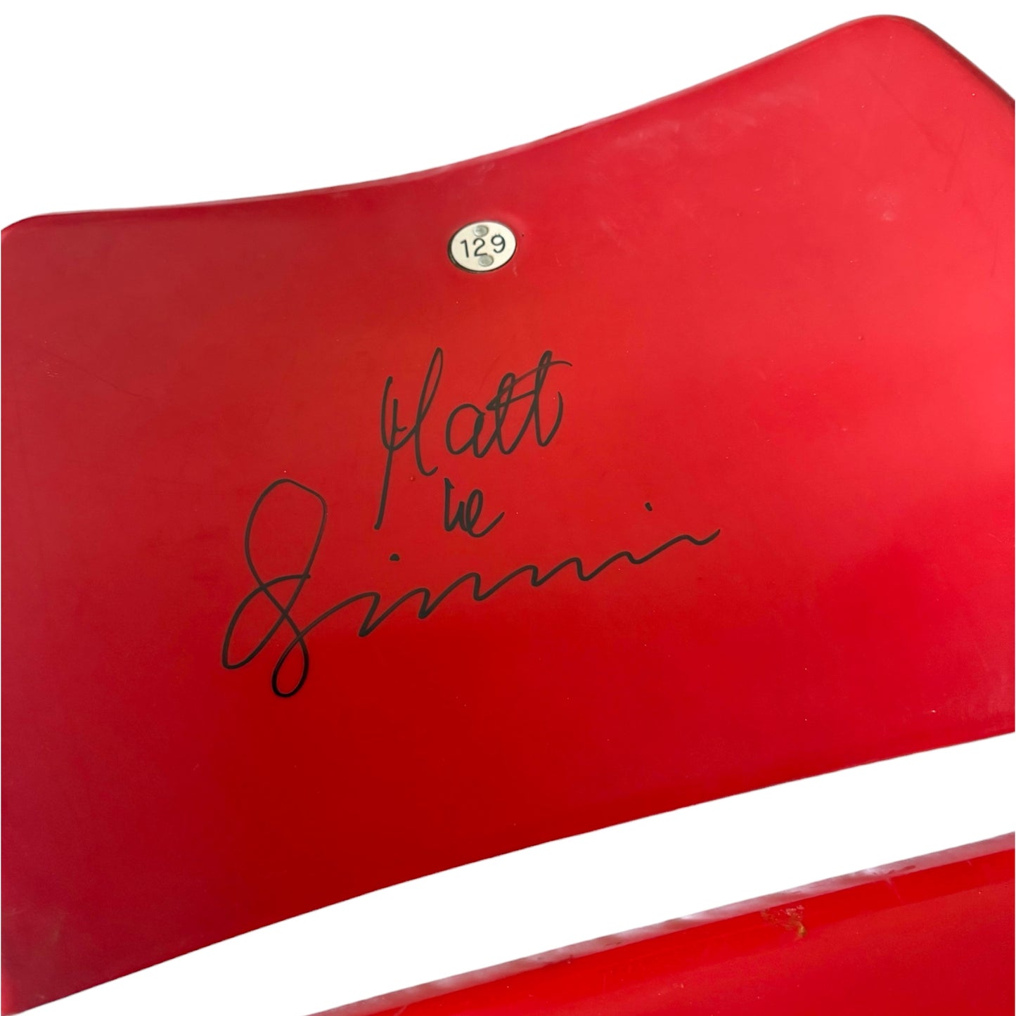 Matt Le Tissier Signed Southampton ‘The Dell’ Stadium Seat