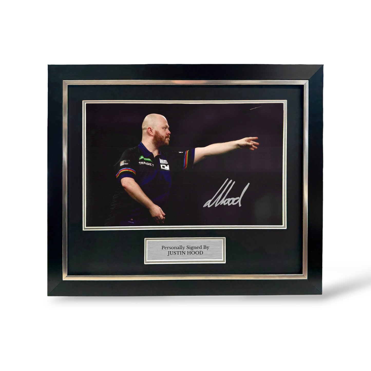 Justin Hood Signed World Championships 2026 Throw Photo- Deluxe Framed