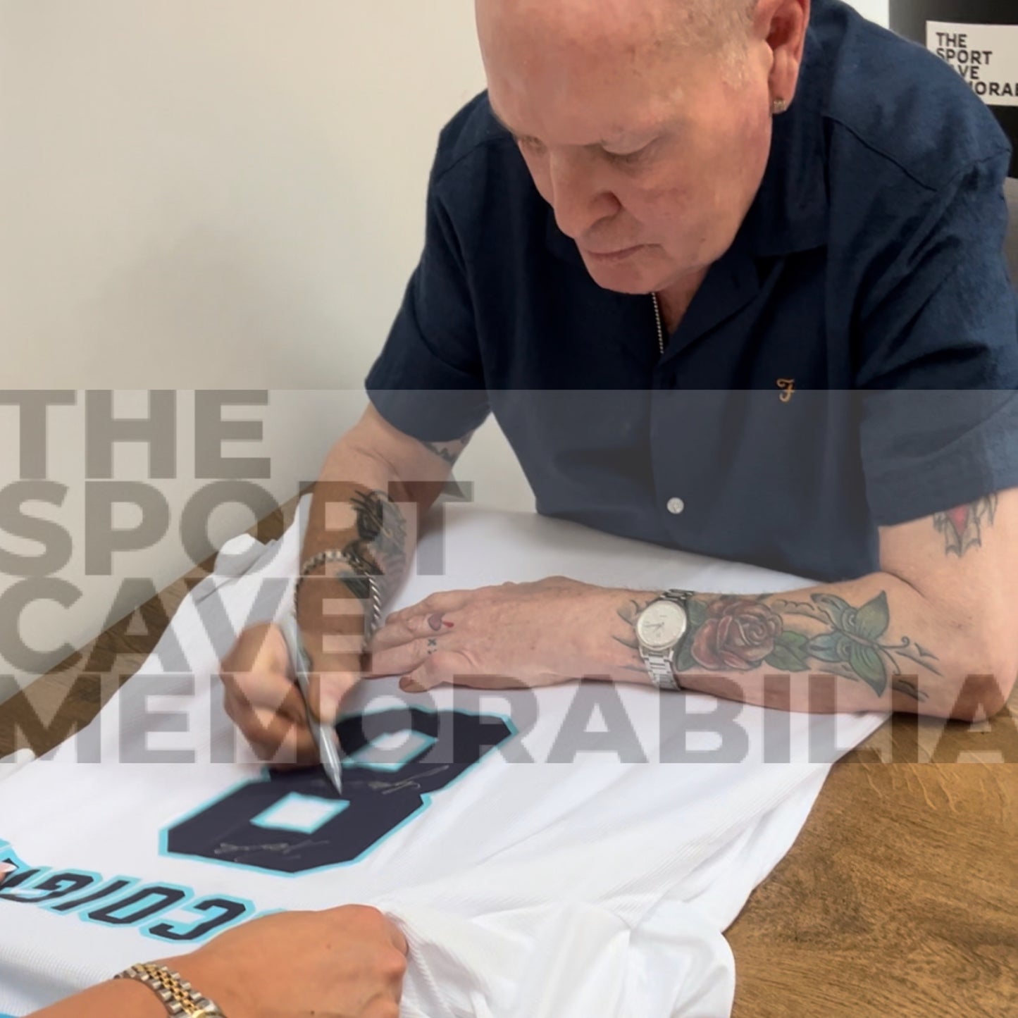 Paul Gascoigne ‘Gazza’ Signed England Euro 1996 Home Shirt