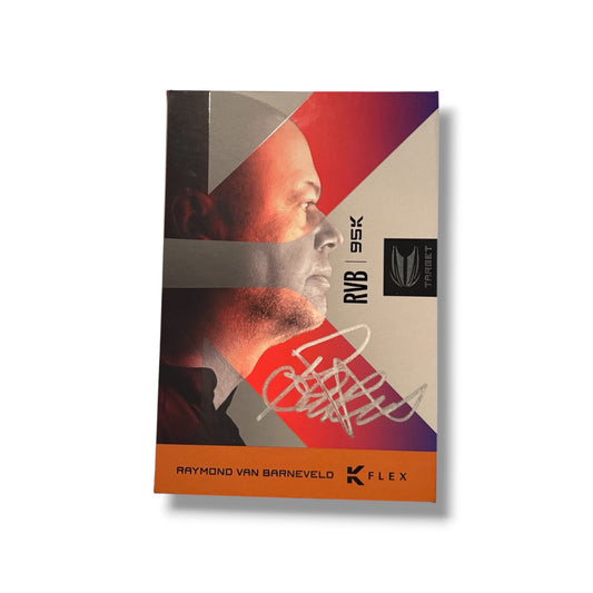 Raymond Van Barneveld Signed Target 95K SP Darts Set