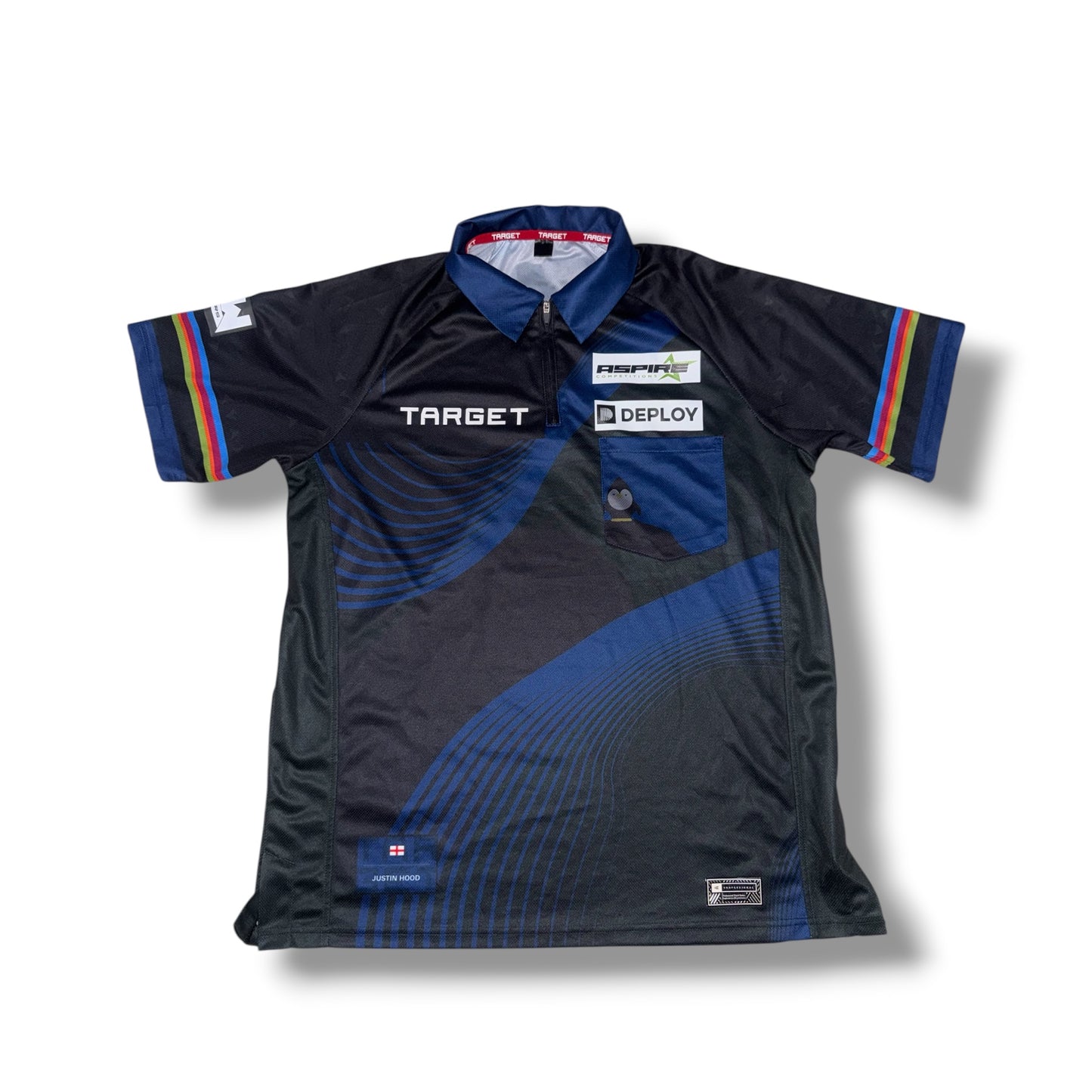 Justin Hood MATCH WORN Signed European Tour Shirt