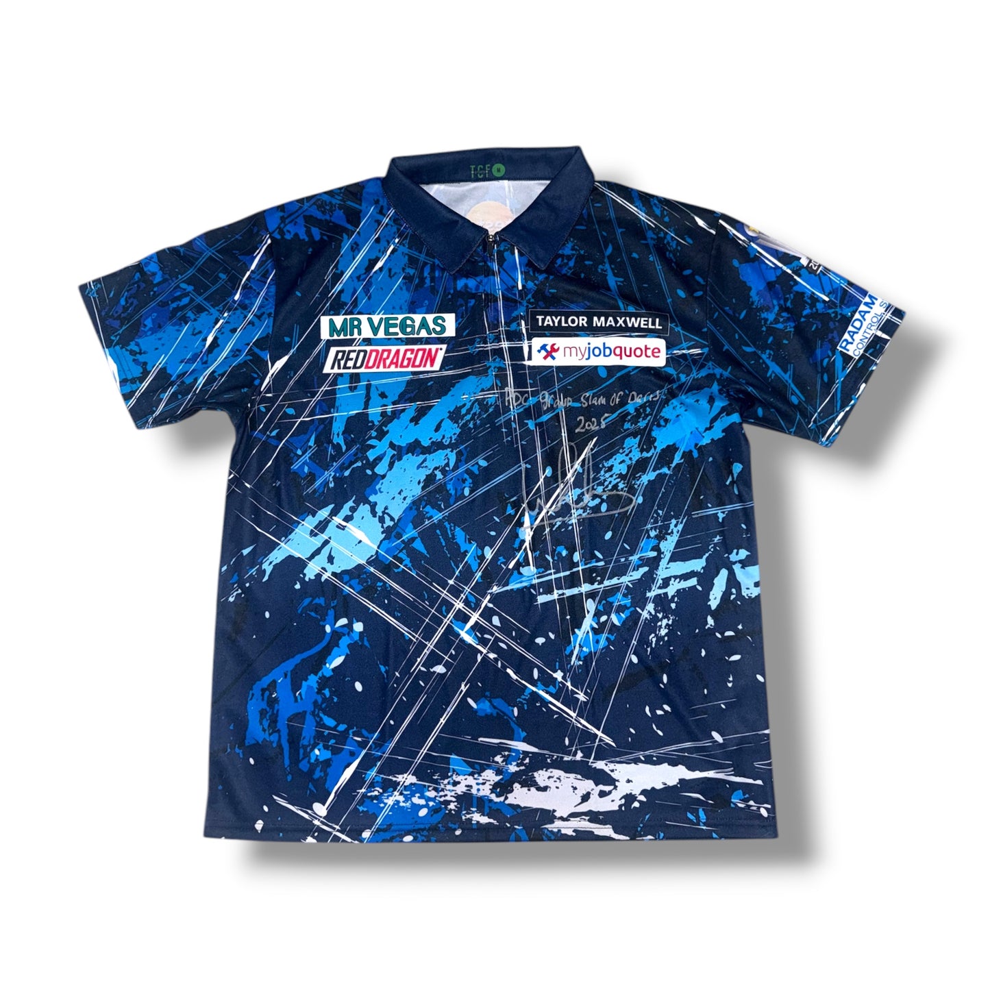 Luke Humphries MATCH WORN Signed Grand Slam of Darts Semi Final 2025 Shirt v Gerwyn Price