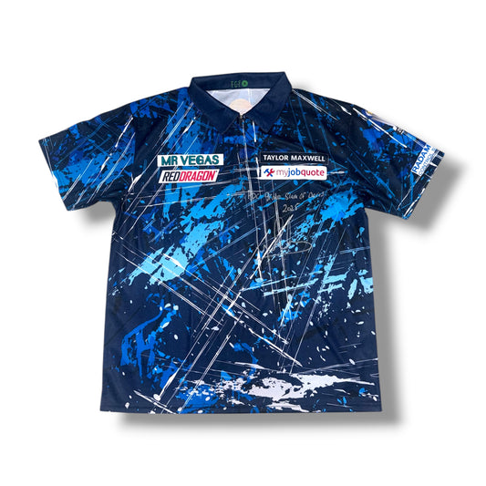Luke Humphries MATCH WORN Signed Grand Slam of Darts Semi Final 2025 Shirt v Gerwyn Price