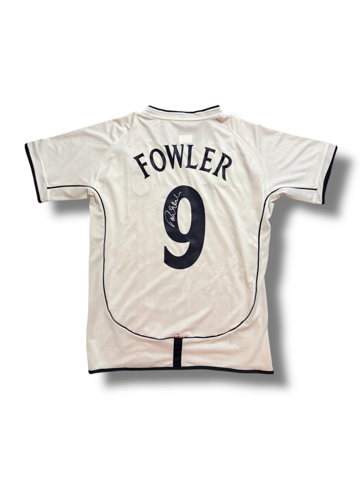 Robbie Fowler Signed England 2001-2003 Shirt