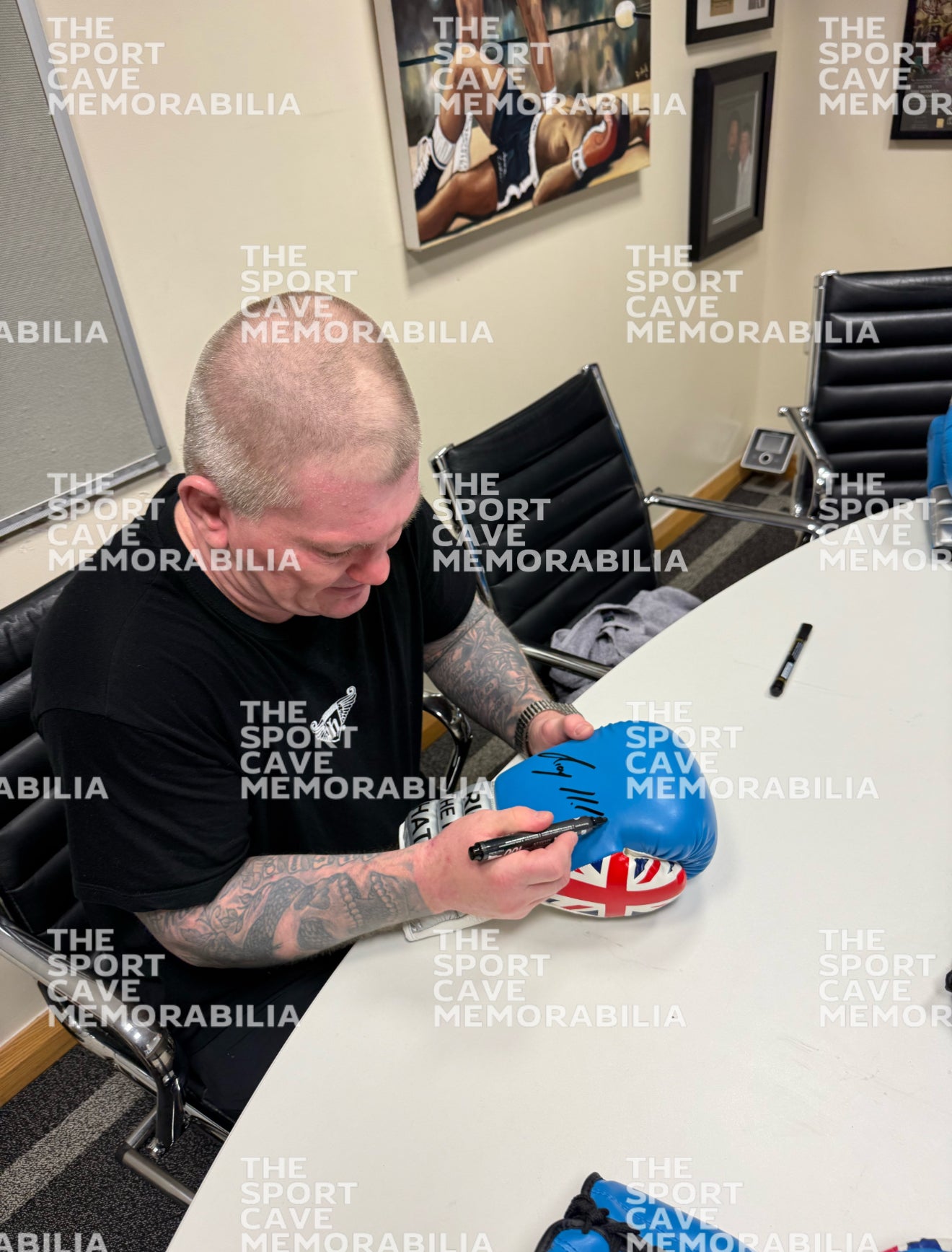 Ricky Hatton ‘The Hitman’ Signed Custom Boxing Glove