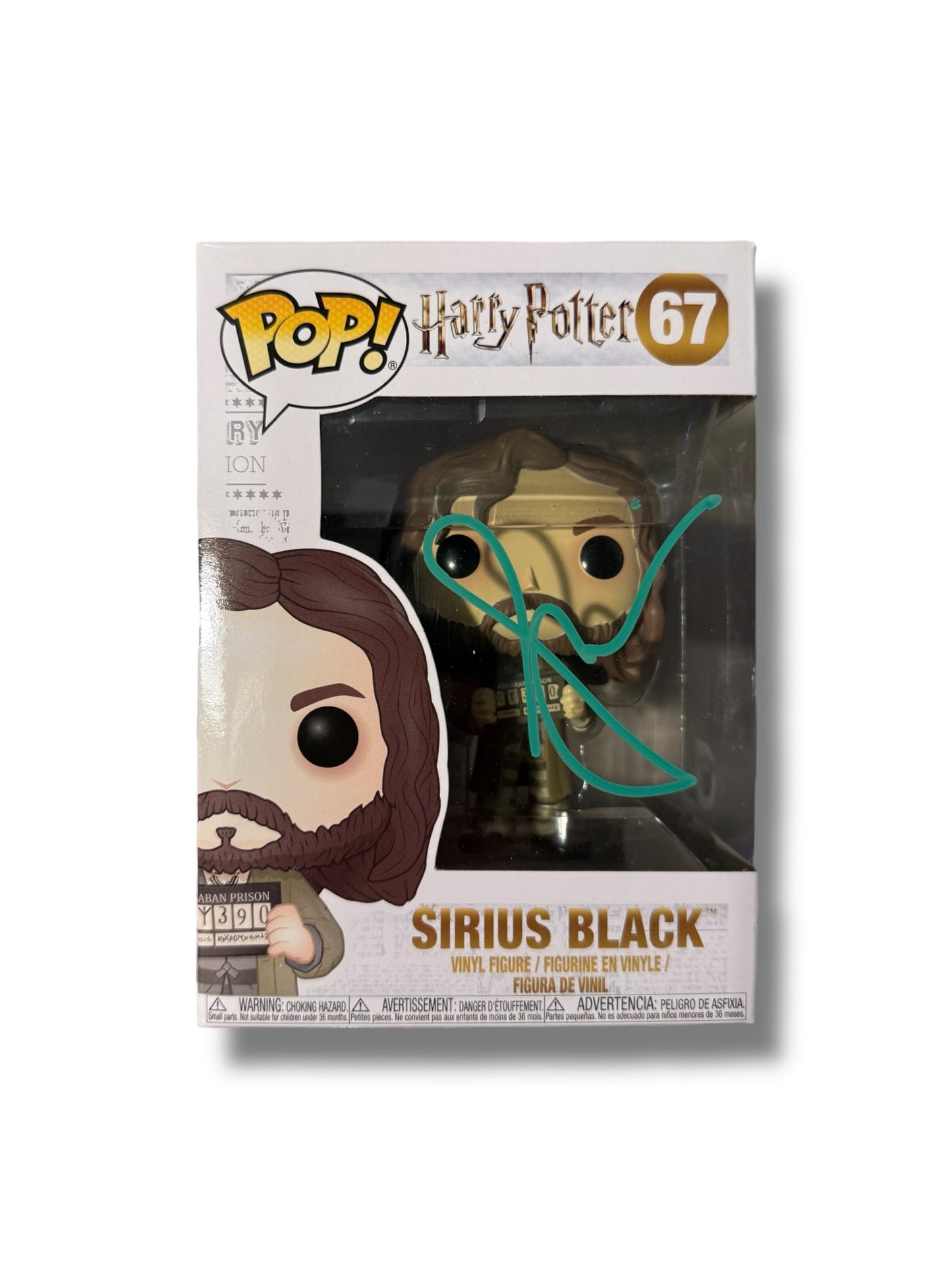 Gary Oldman Signed Sirius Black Funko Pop Harry Potter 67 (SWAU AUTHENTICATED)