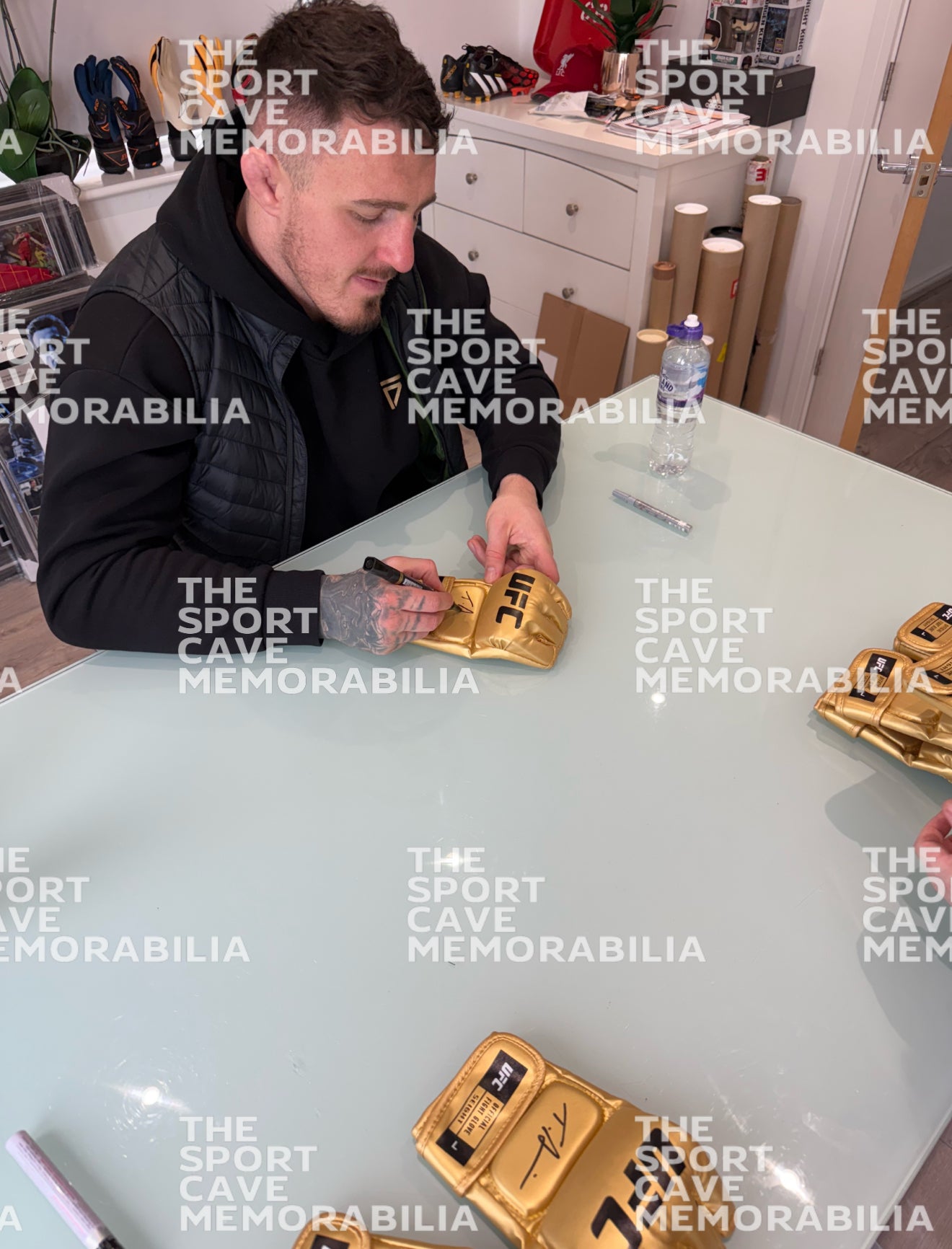 Tom Aspinall Signed UFC Gold Glove