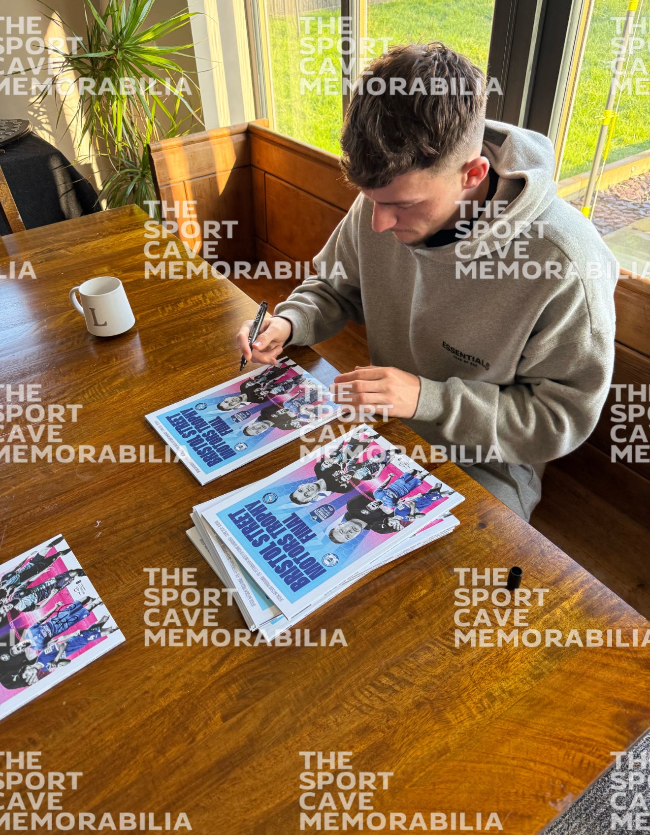 Harrison Burrows Signed Peterborough v Wycombe Bristol Street Motors Trophy Final Programme- Deluxe Framed