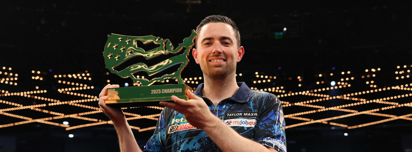 Luke Humphries MATCH WORN Signed US Darts Masters Final 2025 Shirt v Nathan Aspinall