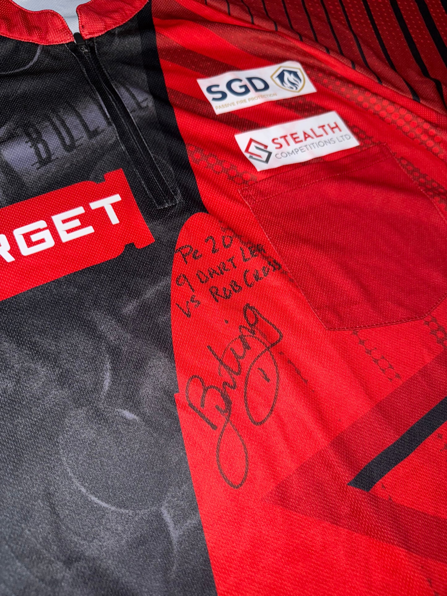Stephen Bunting MATCH WORN Signed PC20 2025 9 Dart Finish Shirt v Rob Cross