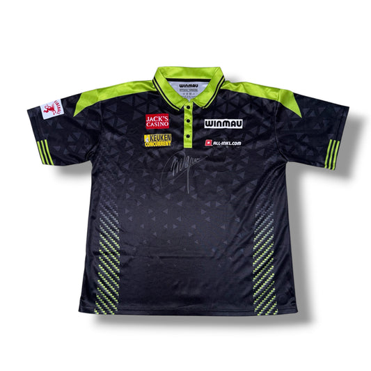 Michael Van Gerwen MATCH WORN Signed 2025 World Series Of Darts Finals Shirt