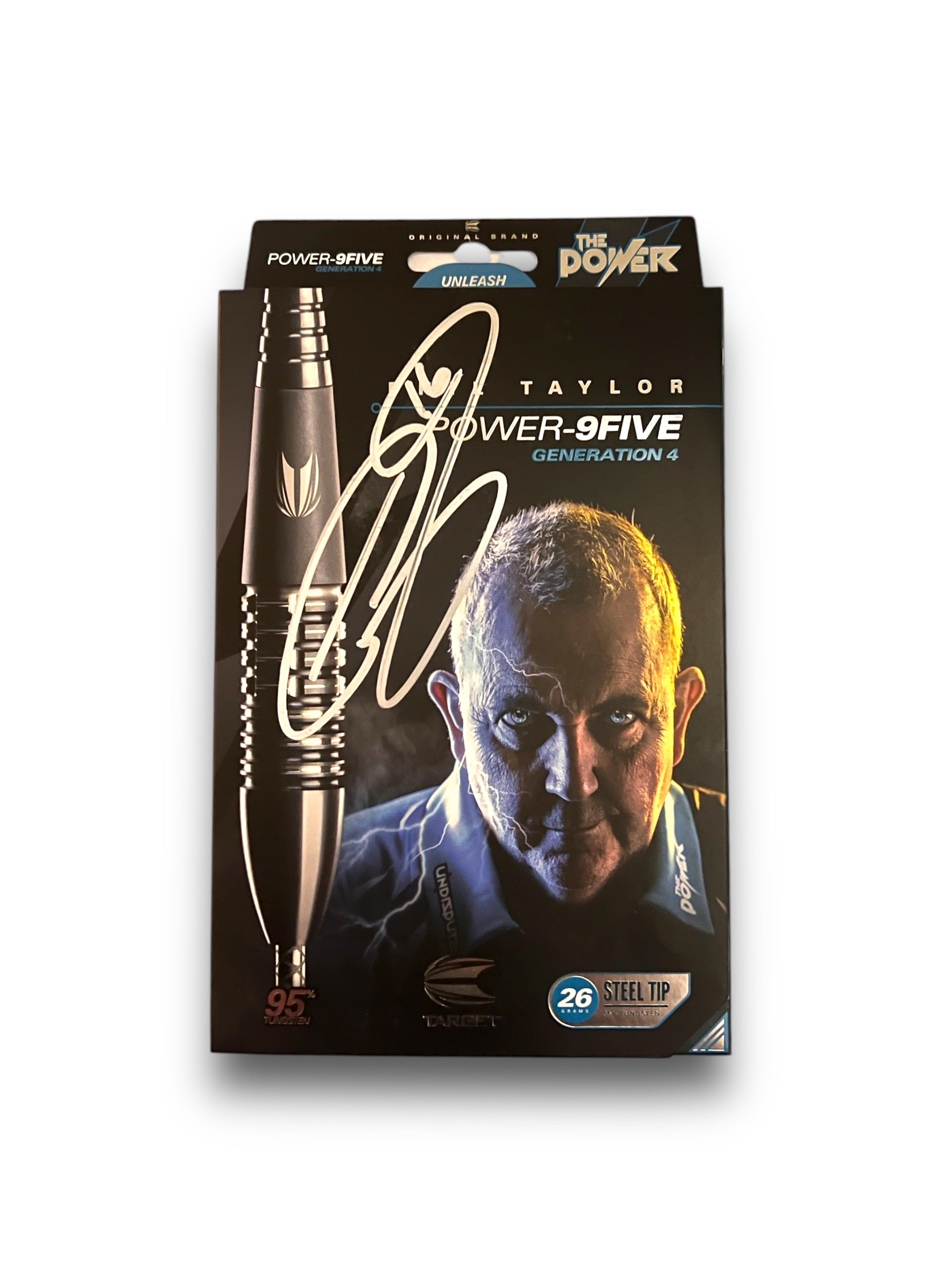 Phil Taylor Signed Target Power 9Five Gen 4 Darts Set – Sportabilia