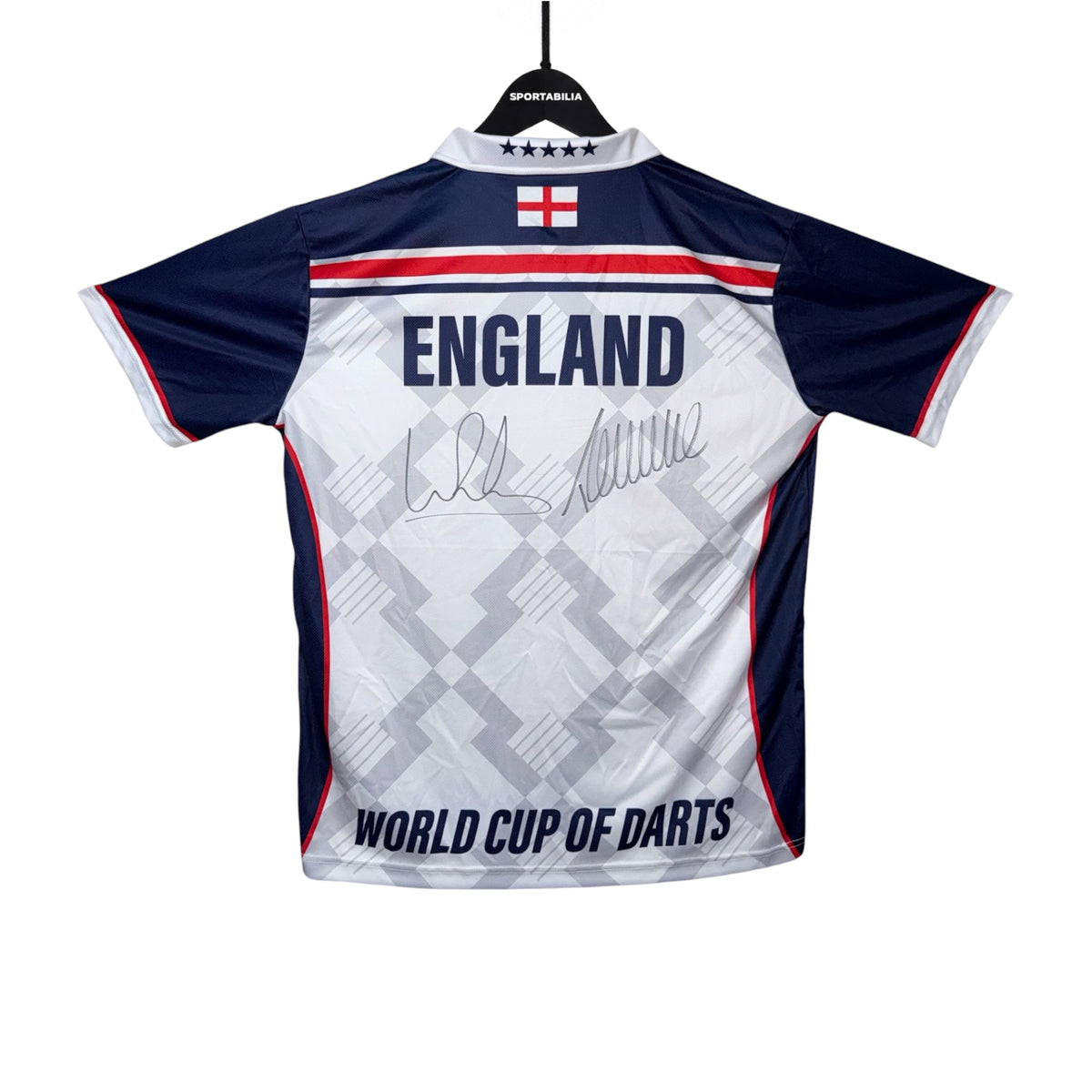 Luke Humphries and Luke Littler Signed England World Cup Of Darts 2026 Shirt