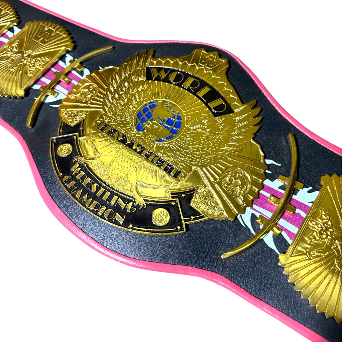 Bret Hart Signed Custom World Heavyweight Championship Belt (Steve Grad Authenticated)