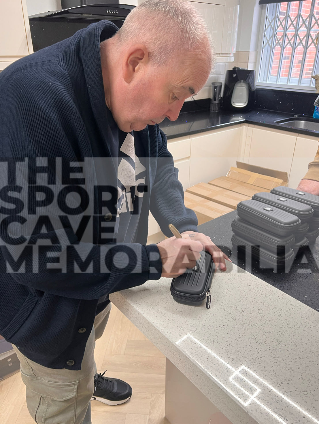 Phil Taylor Signed Target Black Takoma Darts Case