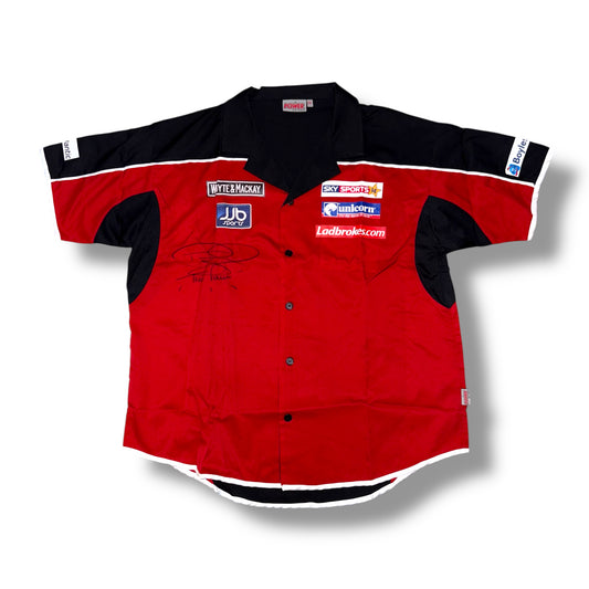 Phil Taylor MATCH WORN Signed 2009 Premier League Shirt