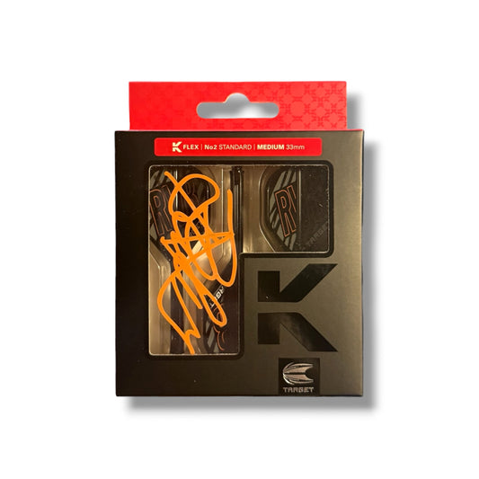 Raymond Van Barneveld Signed Target RVB K Flex Flights Set