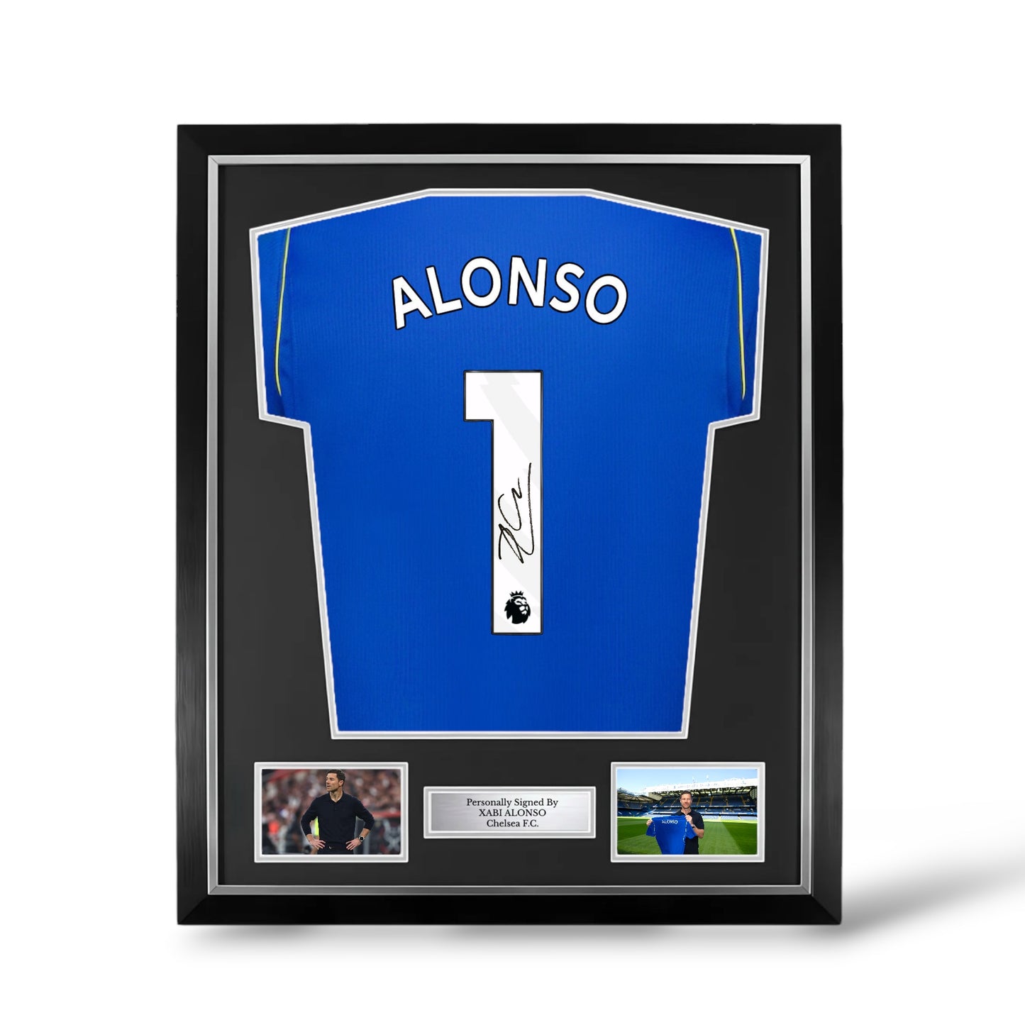 Xabi Alonso Signed Chelsea 2026/27 Home Shirt- Deluxe Framed
