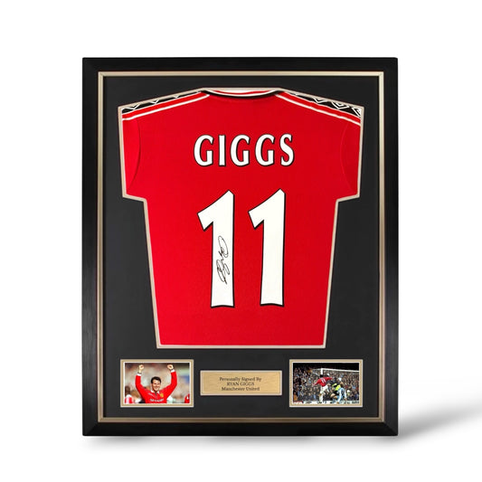 Ryan Giggs Signed Manchester United 1998/99 Home Shirt- Deluxe Framed