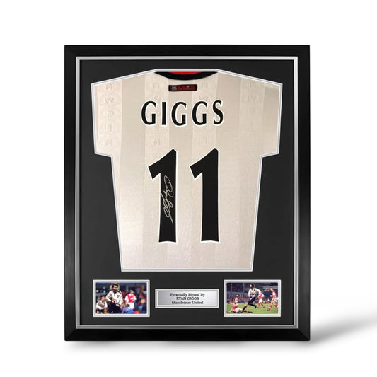 Ryan Giggs Signed Manchester United 1998/99 Away Shirt- Deluxe Framed
