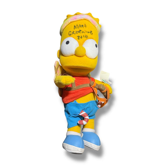Matt Groening Signed Bart Simpson Plush (SWAU Authenticated)