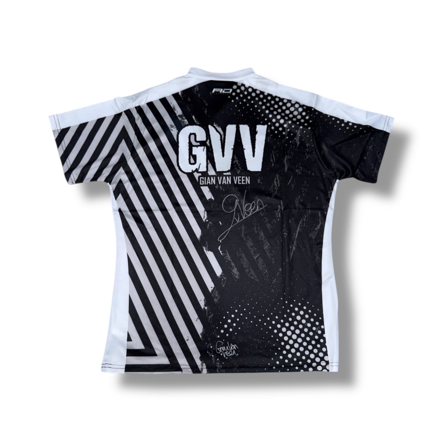 Gian Van Veen Signed Official Red Dragon 50 Years Anniversary Shirt