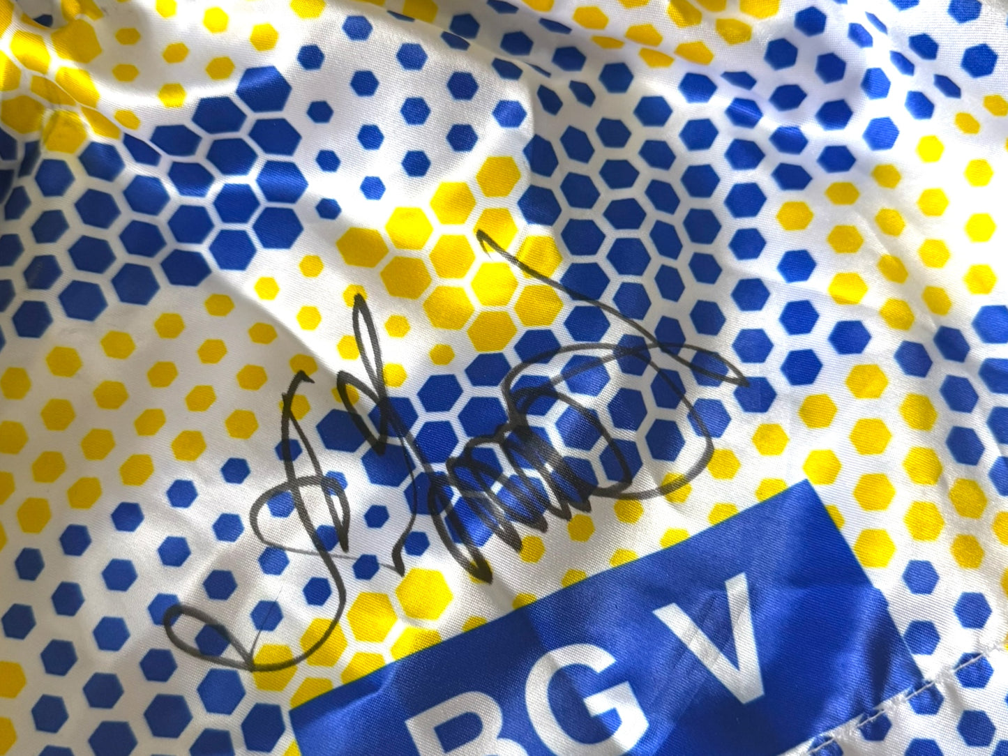Oleksandr Usyk Signed Boxing Shorts- v Tyson Fury Fight 1