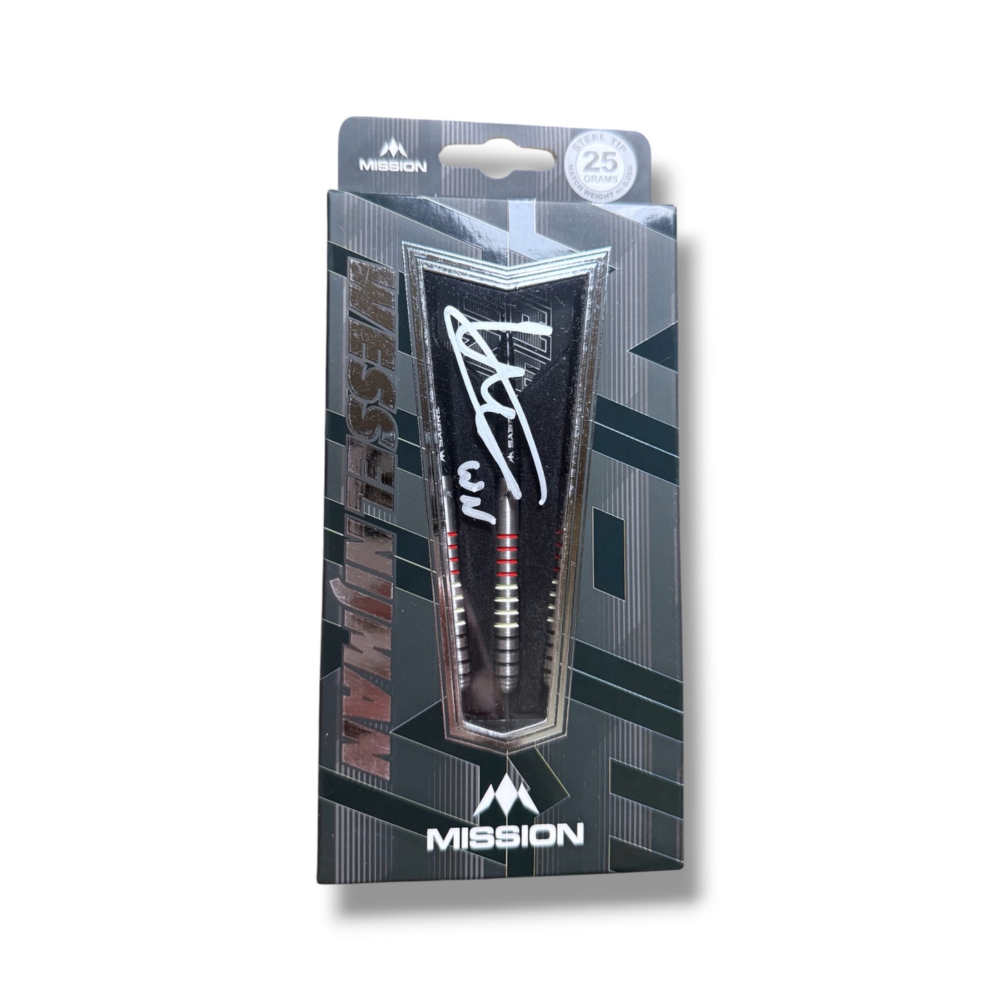 Wessel Nijman Signed Mission Darts Set