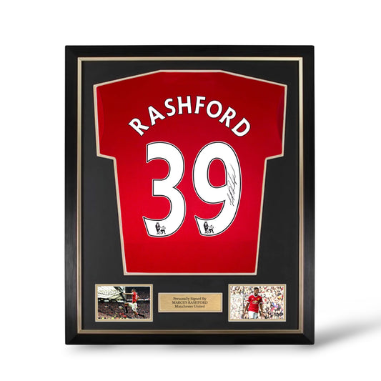 Marcus Rashford Signed Manchester United 2016 Home Shirt- Deluxe Framed