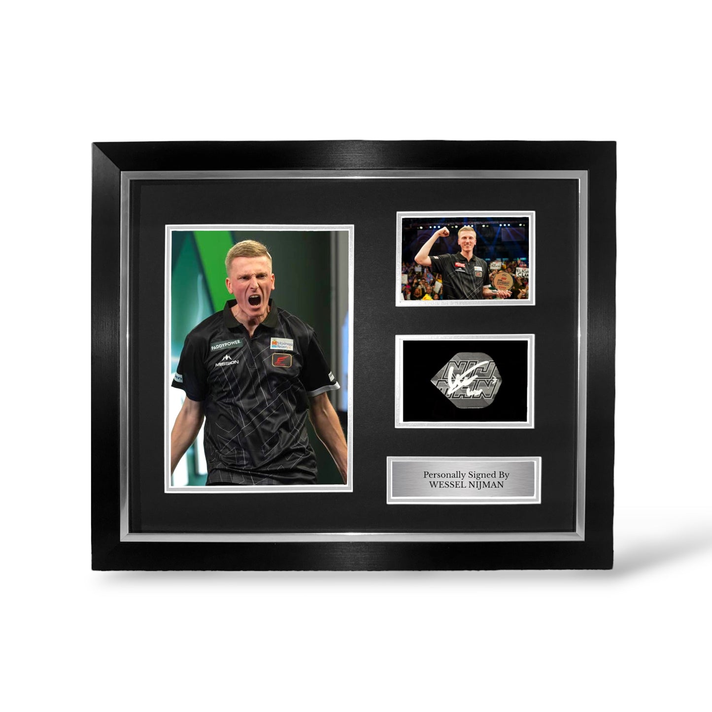 Wessel Nijman Signed Flight Montage- Deluxe Framed