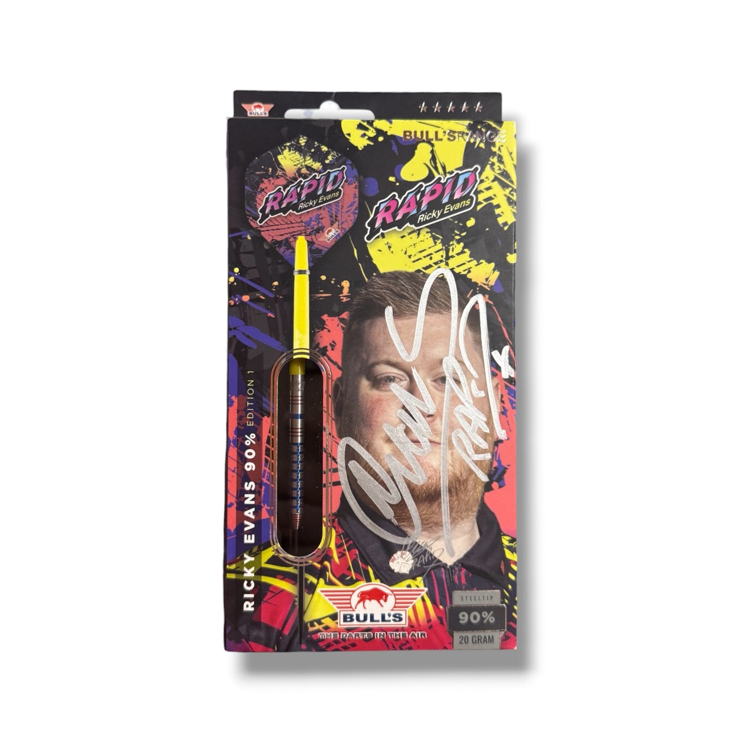 Ricky Evans Signed Bulls Darts Set