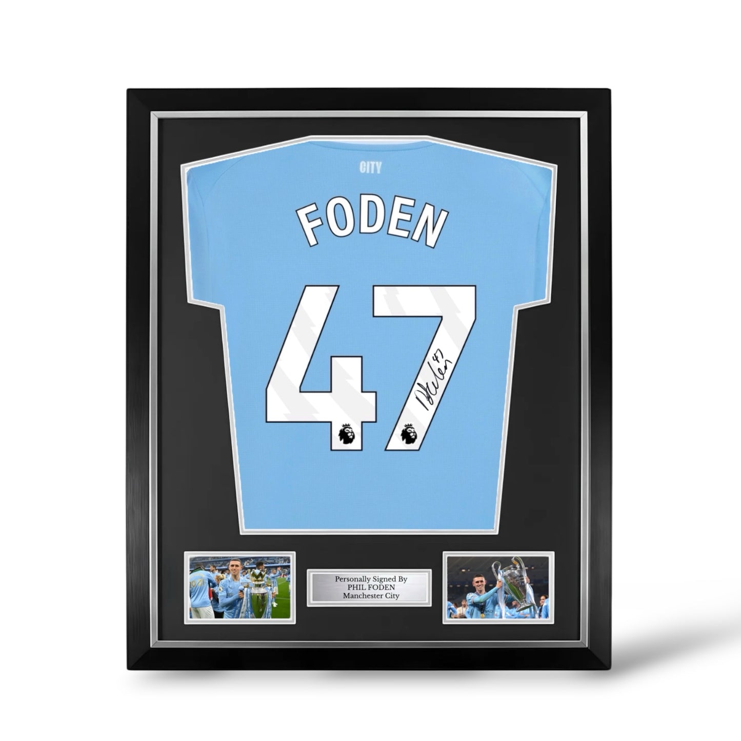 Phil Foden Signed Manchester City 2026/27 Home Shirt- Deluxe Framed