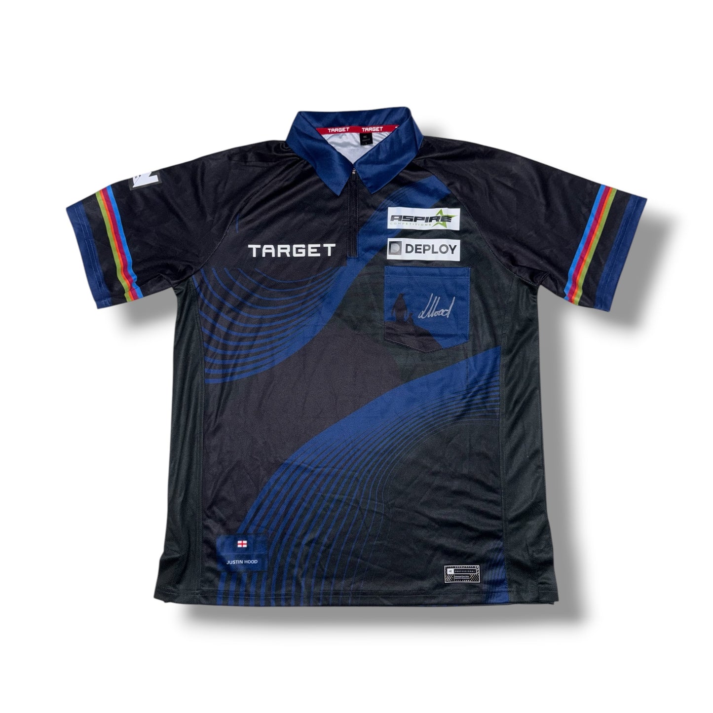 Justin Hood MATCH WORN Signed Pro Tour Shirt