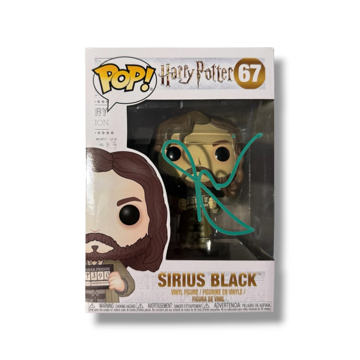 Gary Oldman Signed Sirius Black Funko Pop Harry Potter 67 (SWAU Authenticated)