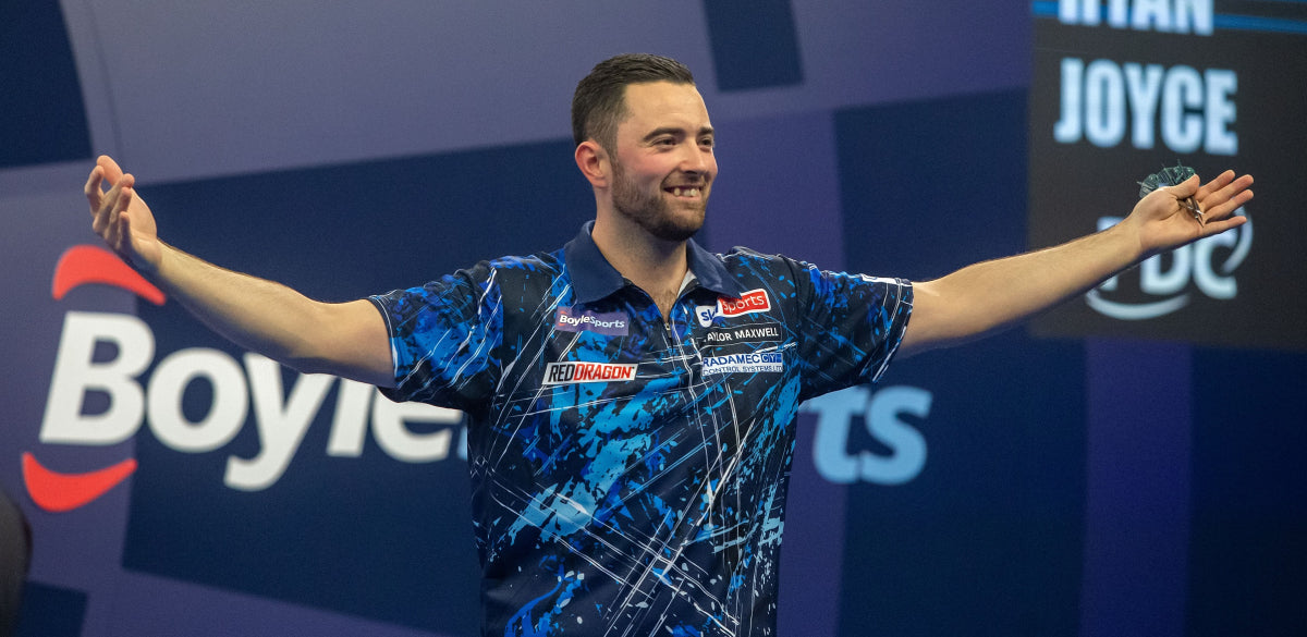 Luke Humphries MATCH WORN Signed World Grand Prix 2024 Shirt v Ryan Joyce