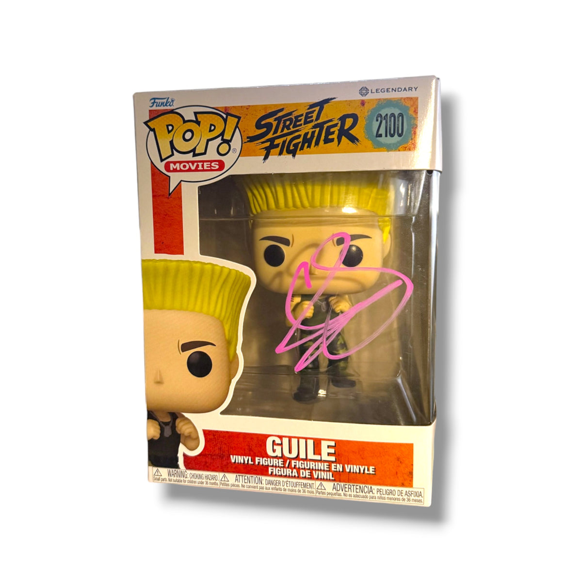 Cody Rhodes Signed Guile Street Fighter Funko Pop