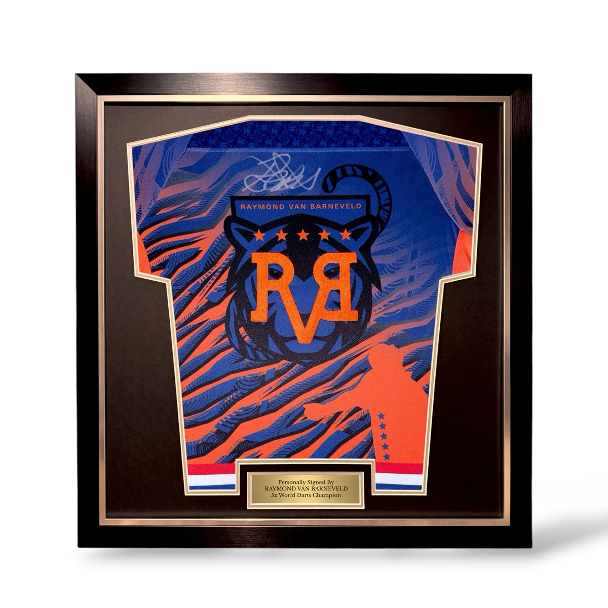 Raymond Van Barneveld Signed Official Target 2026 Darts Shirt- Simple Deluxe Framed