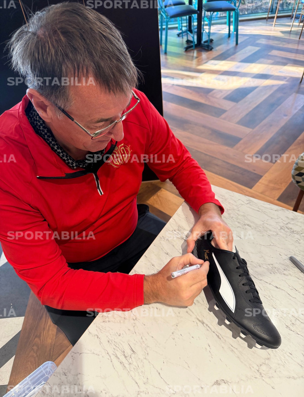 Matt Le Tissier Signed Puma Football Boot /Southampton- Deluxe Dome Framed